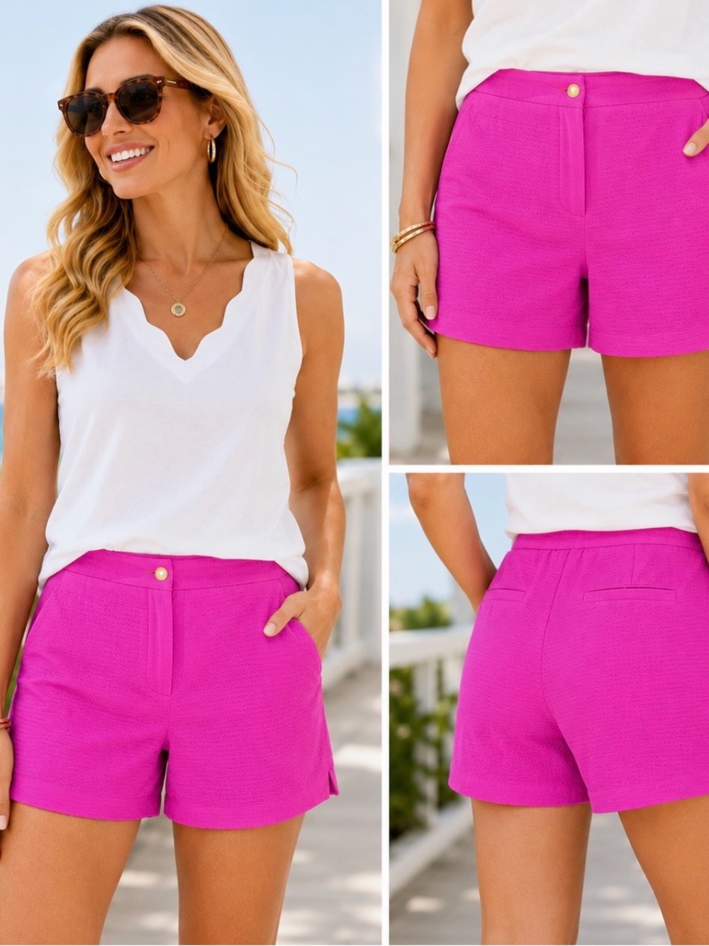 Lilly Pulitzer Women’s Bright Pink Shorts Size 8